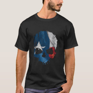 Camiseta Texas Patriot Texan Flag EUA Skull