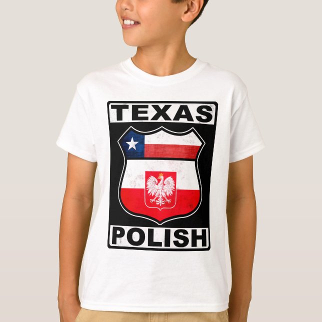 Camiseta Texas Polonês Americano (Frente)