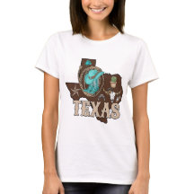 Texas Pride Cowboy Boot Southwest T Shirt