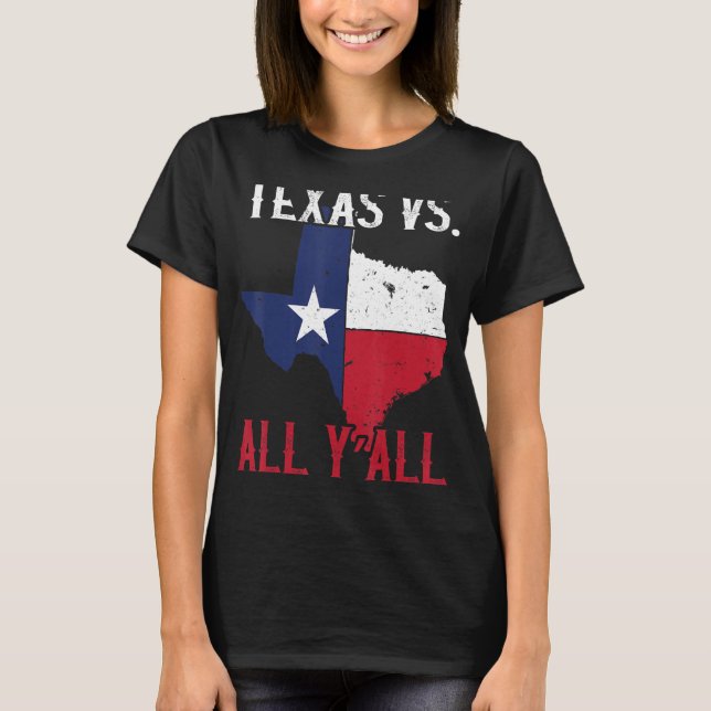 Camiseta Texas Pride Home State Texas Vs All Y (Frente)