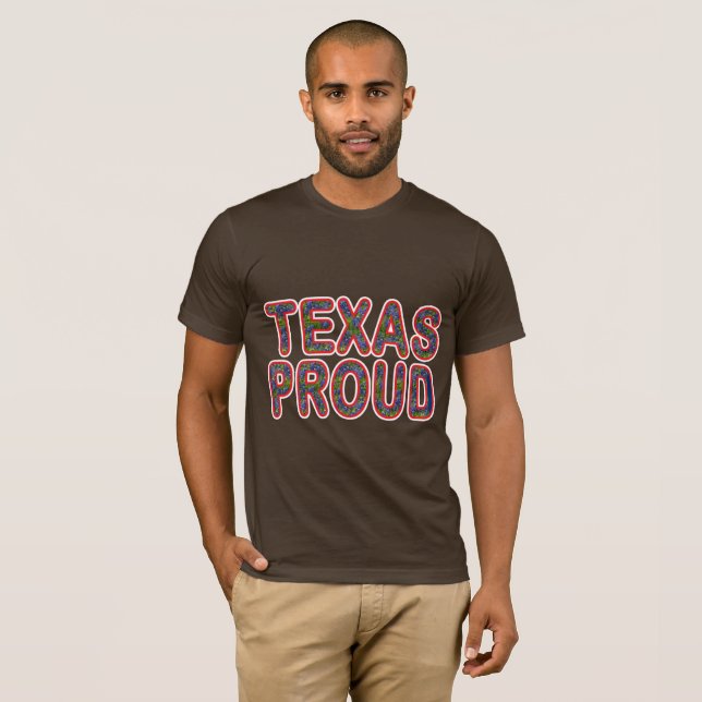 Camiseta Texas Proud Bluebonnet (Frente Completa)