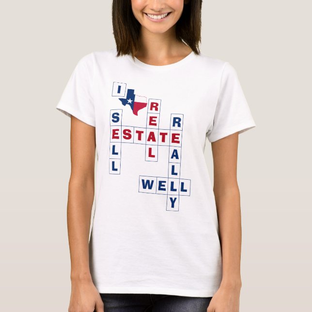 Camiseta TEXAS Real Estate Texan Realator (Frente)