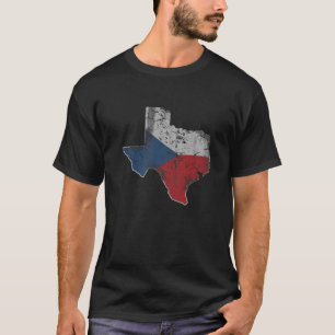 Camiseta Texas República Checa Bandeira Czechia Bohemia Vi