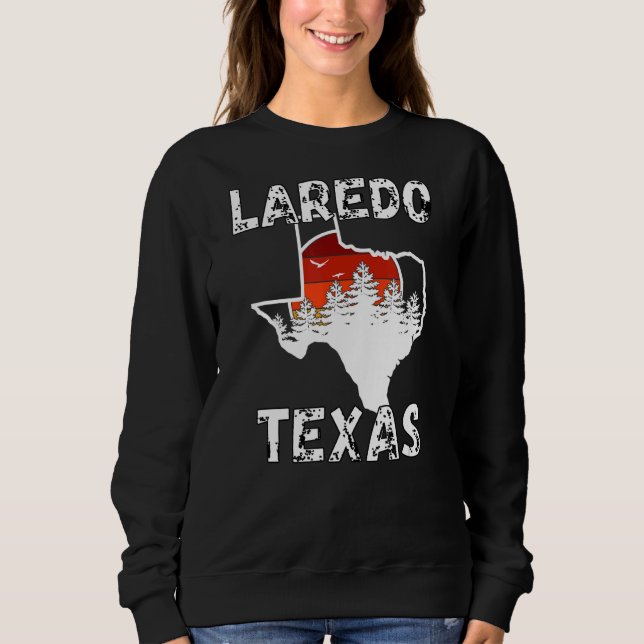 Camiseta Texas Retro Laredo Texas Souvenirs 1 (Frente)
