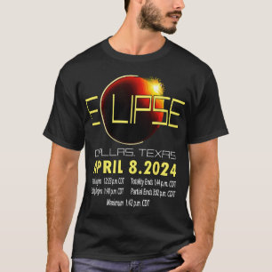 Camiseta Texas Solar Eclipse 2024 Solar Eclipse Engraçado T