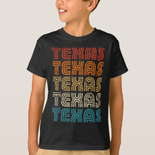 Camiseta Texas State País Retro Vintage Para Homens Mulhere