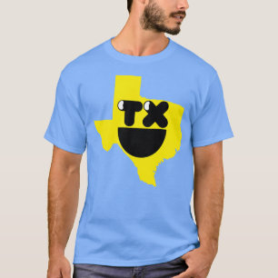 Camiseta Texas States of Happynes Texas Smiling Face