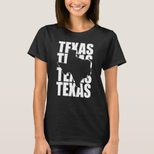 Camiseta Texas Texas Texas Shape Do Texas Home State