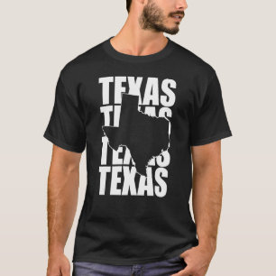 Camiseta Texas Texas Texas Shape Do Texas Home State