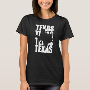 Camiseta Texas Texas Texas Shape Do Texas Home State