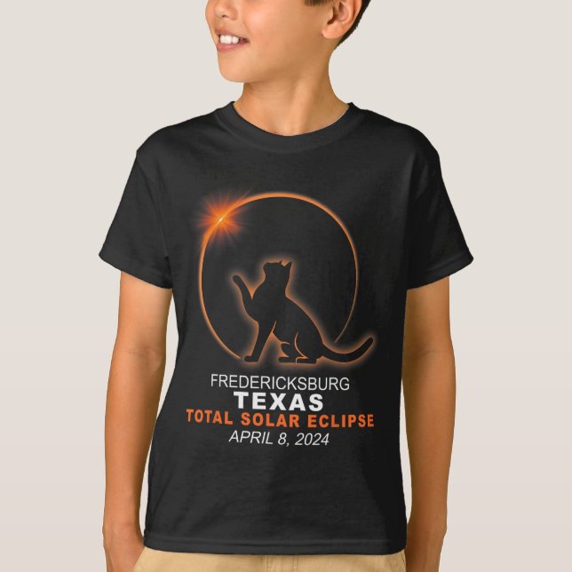 Camiseta Texas Total Solar Eclipse 2024 (Frente)