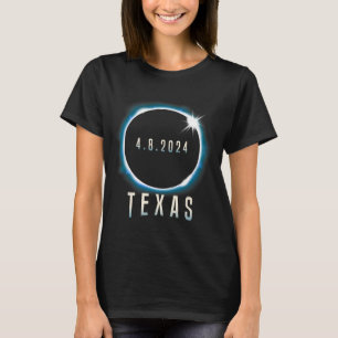 Camiseta Texas Total Solar Eclipse 2024 Blue April 8 Men Wo