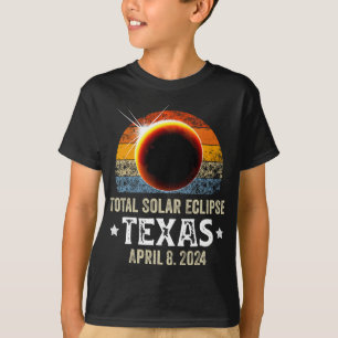 Camiseta Texas Total Solar Eclipse 8 de abril de 2024 Texas