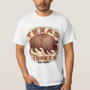 Camiseta Texas Turkey Armadillo