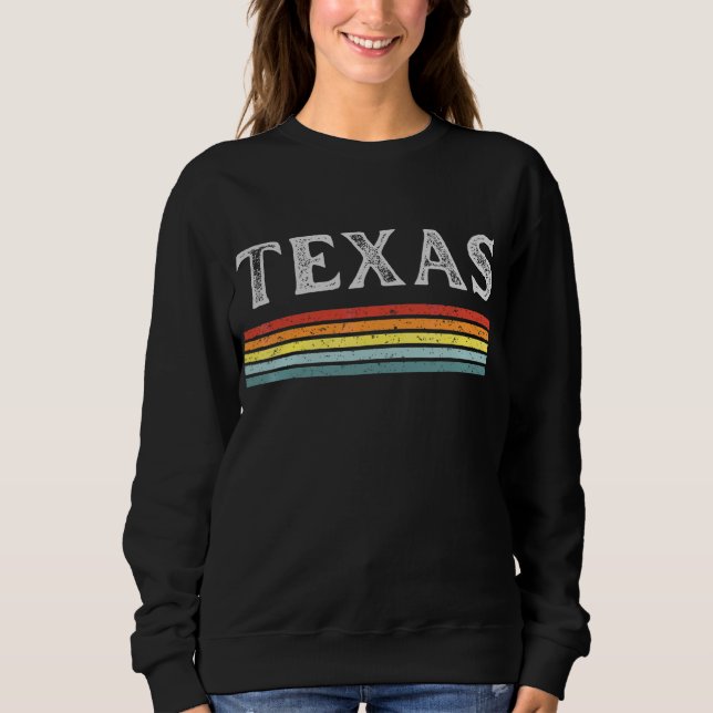 Camiseta Texas Vintage Sunset Retro Distúrbio (Frente)