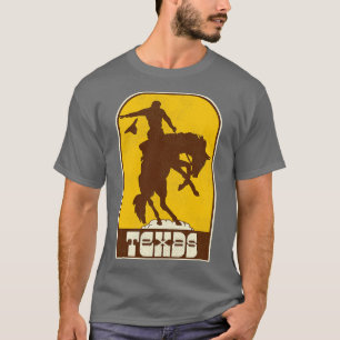Camiseta Texas Vintage Western Cowboy Rodeo Viagem Souvenir