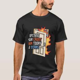 Camiseta Texas Weather Summer Heat Design para Textos Orgân