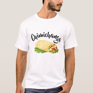 Camiseta Texmax Humor Men Chimichanga Funny Taco Pai
