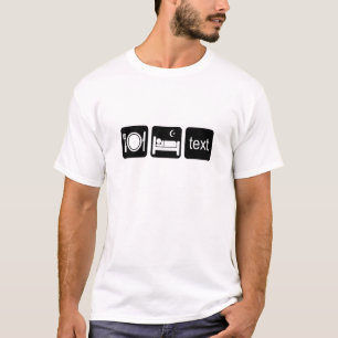 Camiseta Texting engraçado