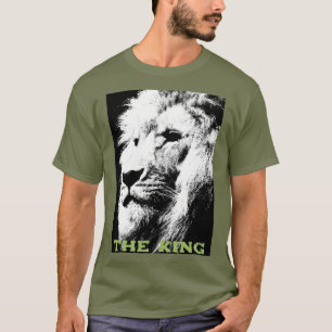Camiseta Texto Alterável Mente-se Face-Leão Fatiga Verde
