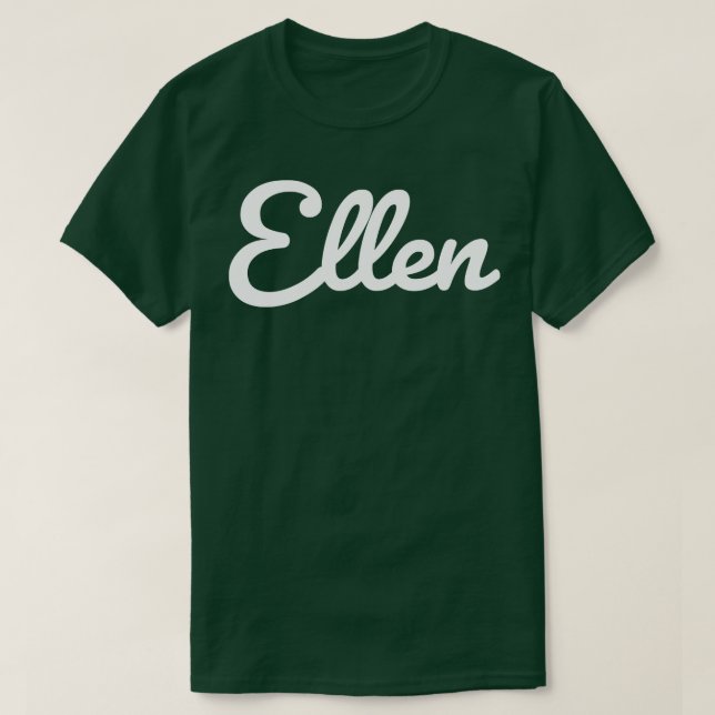 Camiseta Texto Branco da Tipografia de Script Curativo (Frente do Design)