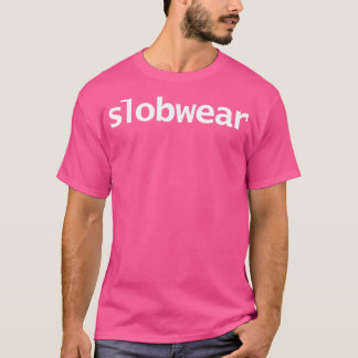 Camiseta Texto Branco da Tipografia Mínima do Slobwear