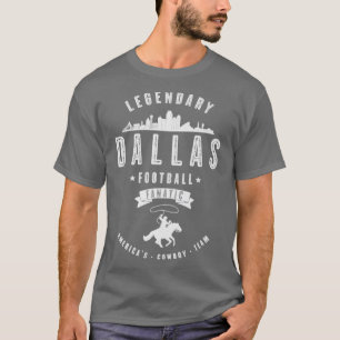 Camiseta Texto Branco da Vintage Fanática de Futebol de Dal