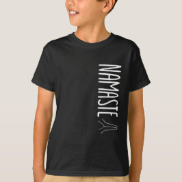 Camiseta Texto branco de nome legal preto