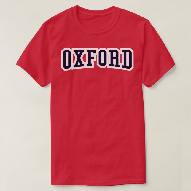 Camiseta texto branco de oxford (Frente do Design)