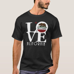 Camiseta Texto branco do AMOR Brookdale (impressão frontal