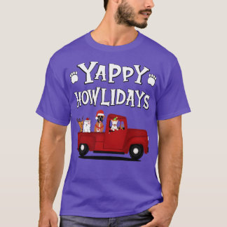 Camiseta Texto Branco do Yappy Howlidays