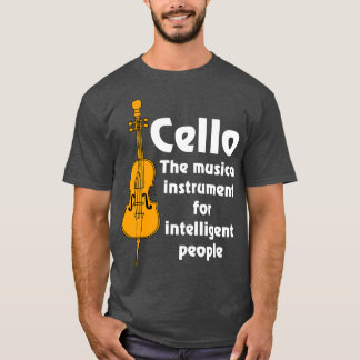 Camiseta Texto Branco Inteligente do Cello