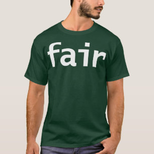 Camiseta Texto Branco sobre Tipografia Mínima Justa