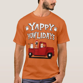 Camiseta Texto Branco Yappy Howlidays 1