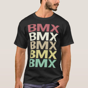 Camiseta Texto colorido BMX
