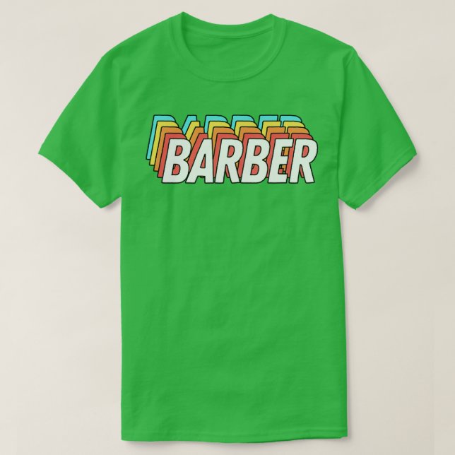Camiseta Texto da Barber Retroativa (Frente do Design)