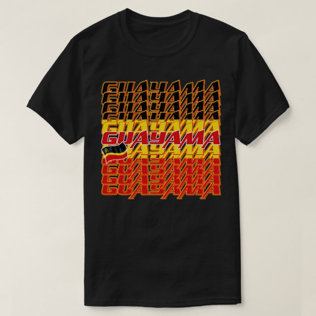 Camiseta Texto da Casecade Guayama (Frente do Design)