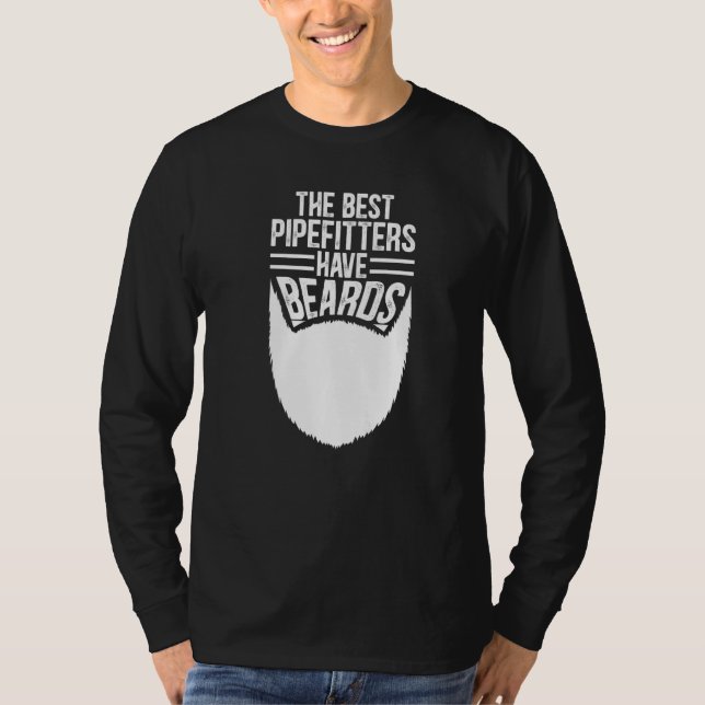 Camiseta Texto da Cota do Pipefitter com Carateres (Frente)