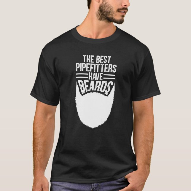Camiseta Texto da Cota do Pipefitter com Carateres (Frente)