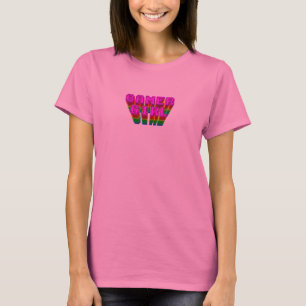 Camiseta Texto da Garota do Jogador