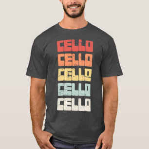 Camiseta Texto da Vintage CELLO