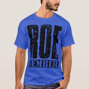 Camiseta Texto da Vintagem em Preto do Membro de Referência