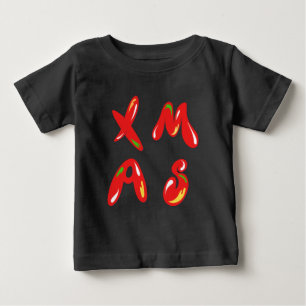 Camiseta Texto de Bolha do Xmas