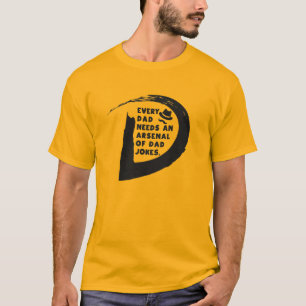 Camiseta Texto de Design Bonito Meu Pai está prestes a queb