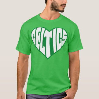 Camiseta Texto de dobra de basquete de Boston