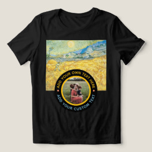 Camiseta Texto de Foto Personalizado - Aniversário de Féria