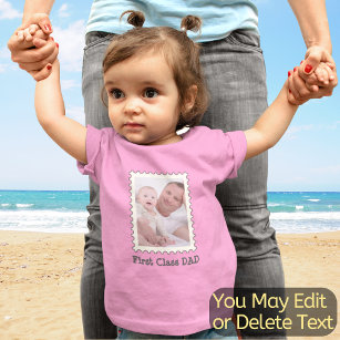 Camiseta Texto de Fotografia Personalizado do Pai do pai Te