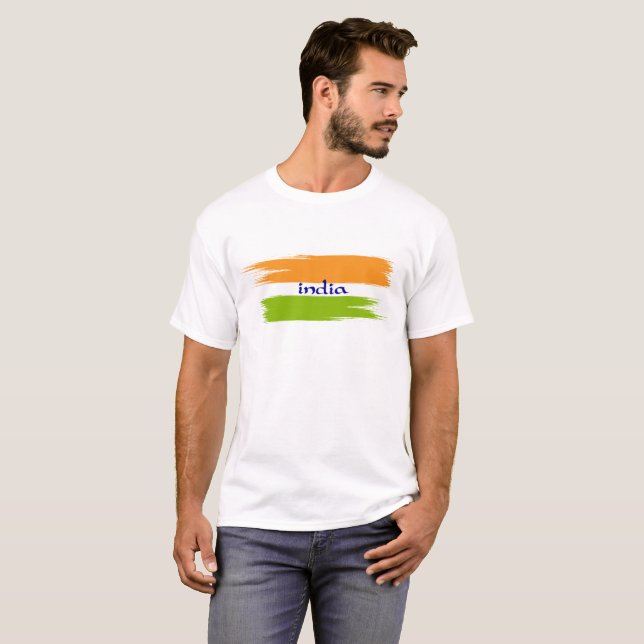 Camiseta Texto de India (Frente Completa)