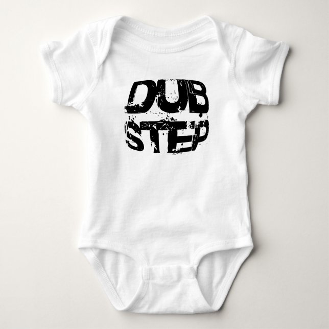 Camiseta Texto de Música Dubstep (Frente)