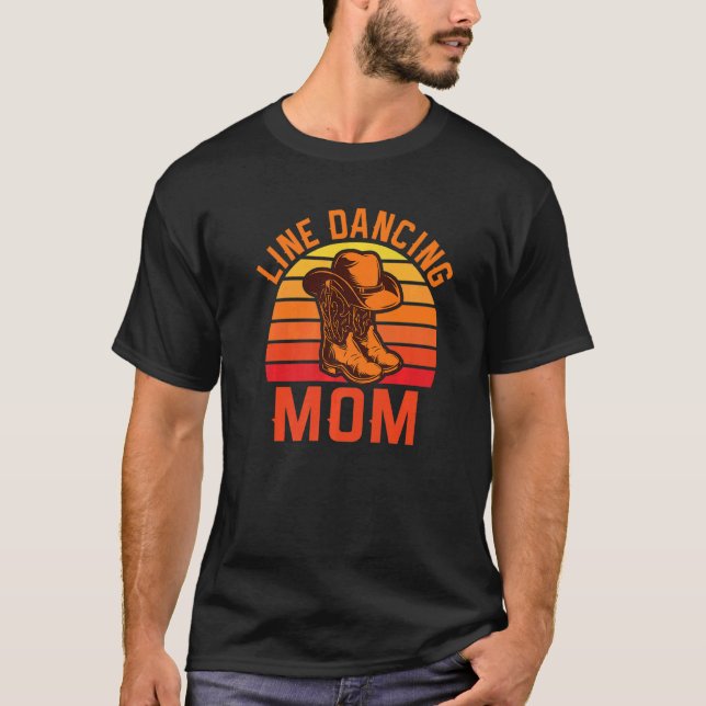 Camiseta Texto de Pun do Dançarino de Citação da Mãe de Dan (Frente)